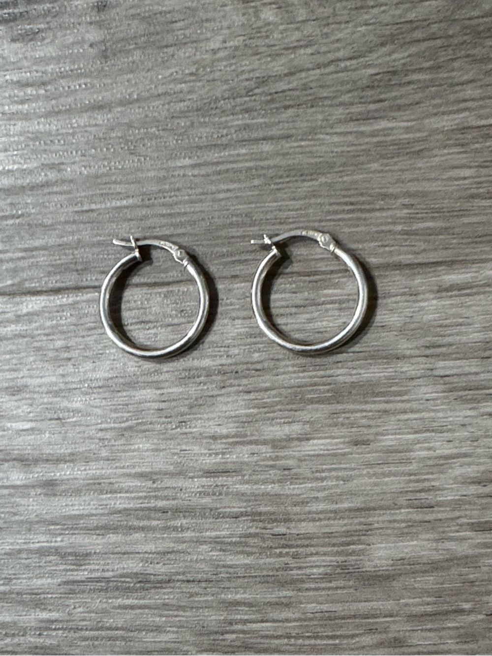 2CM 925 Silver Hoop Earrings